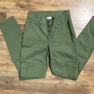 Women’s Cabi Green Cargo Pants Size 0 Style #5872